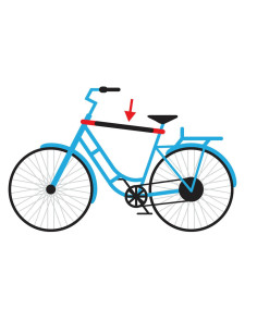 Adattatore bici donna per Portabici 2