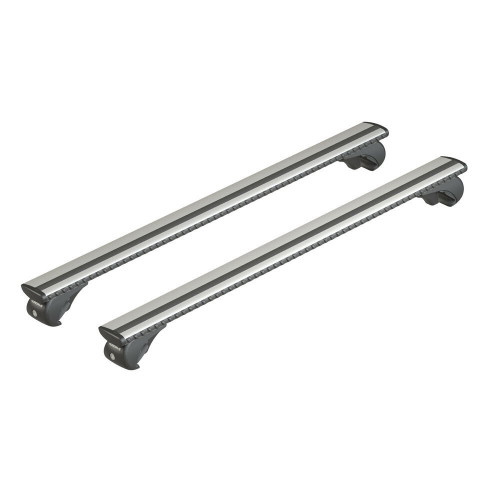 Barre portatutto portapacchi alluminio 128cm Silenzio Rail per corrimano aperti