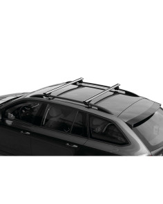 Barre portatutto portapacchi alluminio 128cm Silenzio Rail per corrimano aperti 2