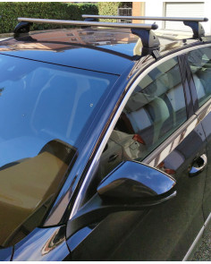 Barre portatutto portapacchi alluminio alumia Volkswagen T-Roc 2017-2025 2