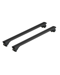 Barre portatutto portapacchi alluminio nero 108cm Silenzio Rail corrimano aperti