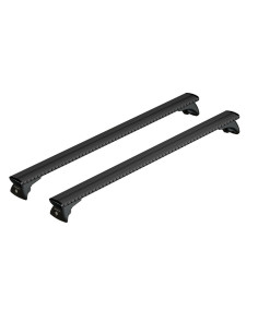 Barre portatutto portapacchi alluminio nero 127cm Silenzio profilo integrato