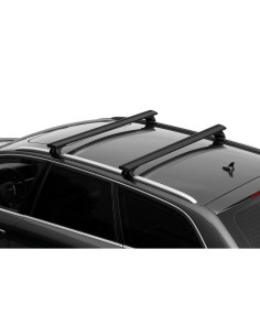 Barre portatutto portapacchi alluminio nero 127cm Silenzio profilo integrato 2
