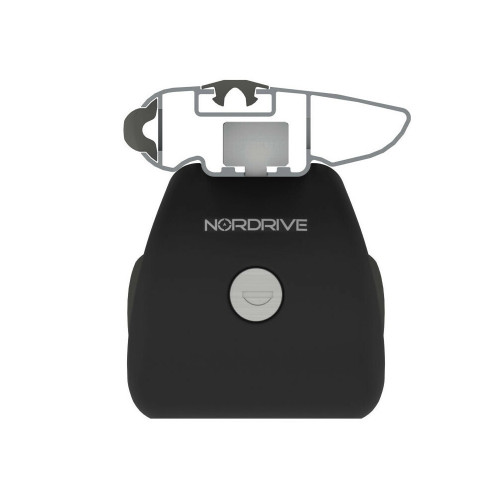 Barre portatutto portapacchi alluminio nero 128cm Silenzio Rail corrimano aperti