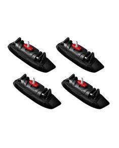 Barre portatutto portapacchi alluminio nero Mitsubishi Grandis 2005-2011 2