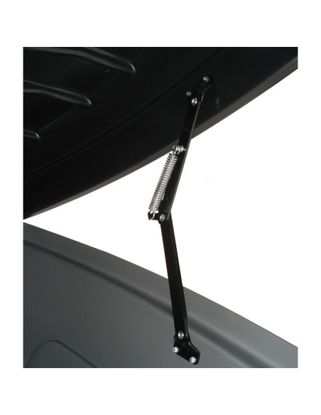 Box Auto Portatutto Portapacchi Nordrive in ABS 330 litri Argento lucido