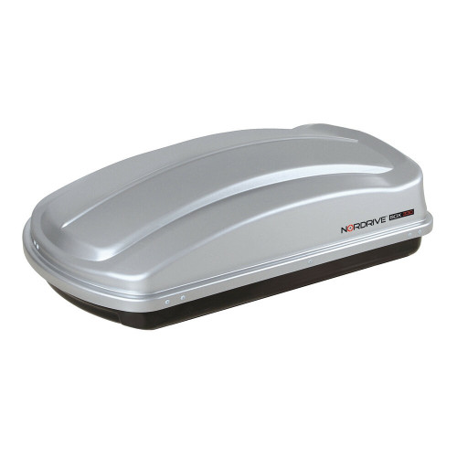 Box Auto Portatutto Portapacchi Nordrive in ABS 330 litri Grigio Goffrato