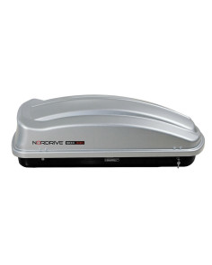 Box Auto Portatutto Portapacchi Nordrive in ABS 330 litri Grigio Goffrato 2