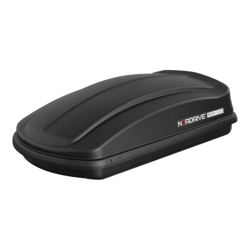 Box Auto Portatutto Portapacchi Nordrive in ABS 330 litri Nero Goffrato