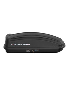 Box Auto Portatutto Portapacchi Nordrive in ABS 330 litri Nero Goffrato 2