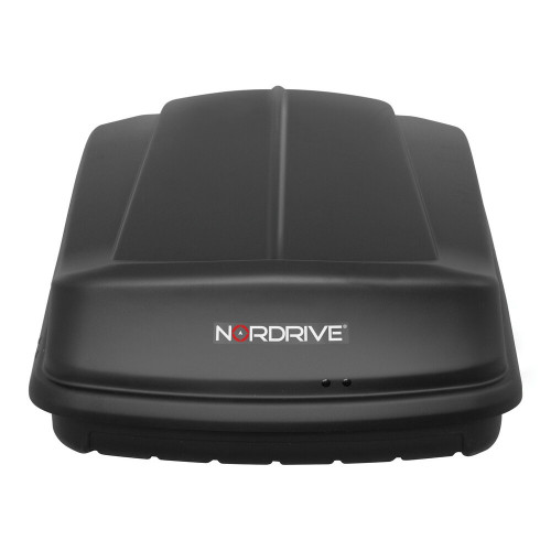 Box Auto Portatutto Portapacchi Nordrive in ABS 330 litri Nero Goffrato