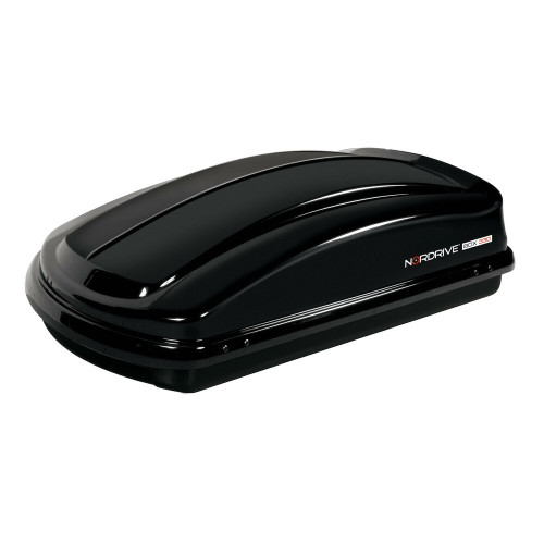 Box Auto Portatutto Portapacchi Nordrive in ABS 330 litri Nero lucido