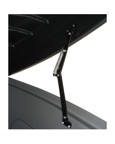 Box Auto Portatutto Portapacchi Nordrive in ABS 330 litri Nero lucido 2