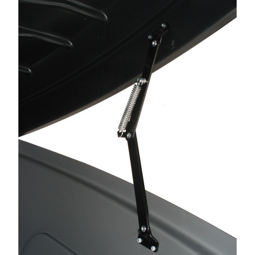 Box Auto Portatutto Portapacchi Nordrive in ABS 330 litri Nero lucido