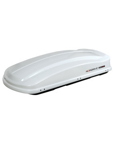 Box Auto Portatutto Portapacchi Nordrive in ABS 430 litri Bianco Lucido