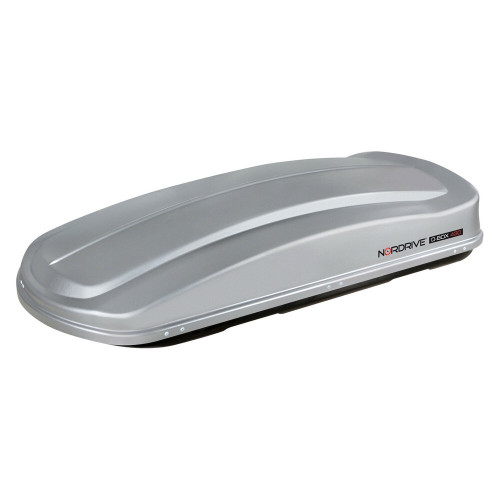 Box Auto Portatutto Portapacchi Nordrive in ABS 430 litri Grigio Goffrato