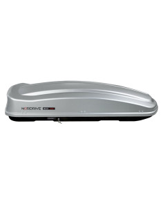 Box Auto Portatutto Portapacchi Nordrive in ABS 430 litri Grigio Goffrato 2