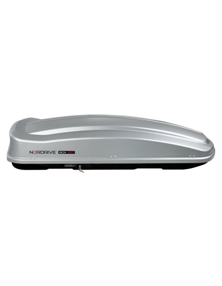 Box Auto Portatutto Portapacchi Nordrive in ABS 430 litri Grigio Goffrato