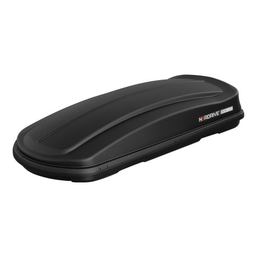 Box Auto Portatutto Portapacchi Nordrive in ABS 430 litri Nero Goffrato