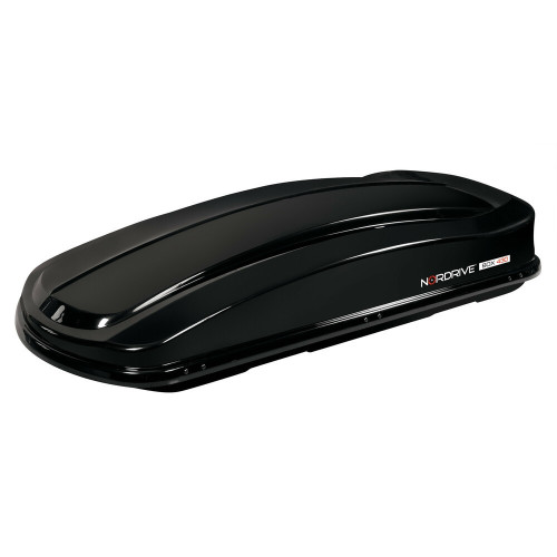 Box Auto Portatutto Portapacchi Nordrive in ABS 430 litri Nero Lucido