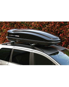 Box Auto Portatutto Portapacchi Nordrive in ABS 430 litri Nero Lucido 2