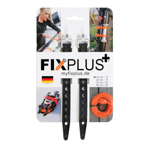 Coppia cinghie elastiche di fissaggio FixPlus Nano 1,25x15cm