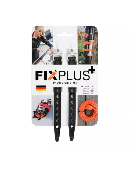 Coppia cinghie elastiche di fissaggio FixPlus Nano 1 25x15cm