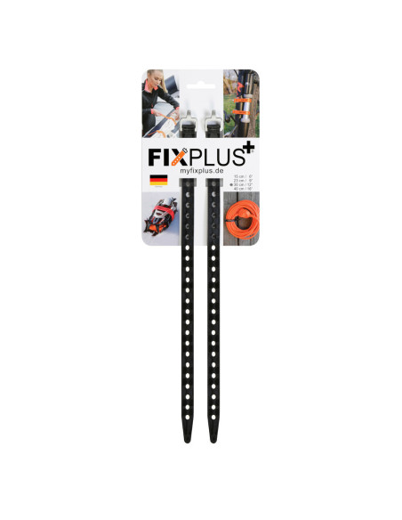 Coppia cinghie elastiche di fissaggio FixPlus Nano 1,25x30cm