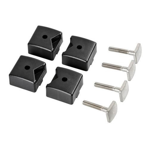 Kit 4 adattatori per barre con canalina a T portasci Yakima Fatcat