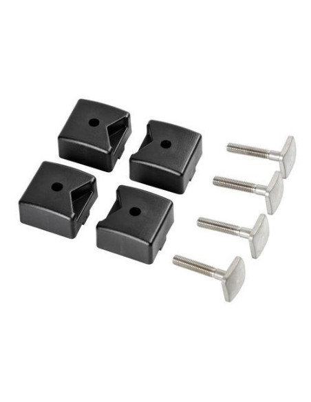 Kit 4 adattatori per barre con canalina a T portasci Yakima Fatcat