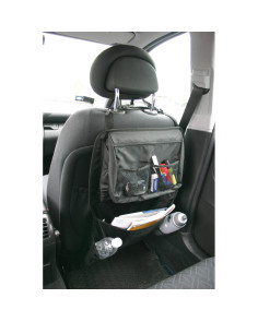 Organizer per sedile anteriore auto con tasche multiple e tavolino 2