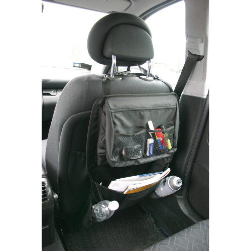 Organizer per sedile anteriore auto con tasche multiple e tavolino