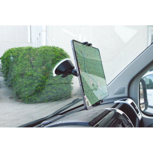 Porta telefono e tablet con ventosa adesiva per parabrezza o cruscotto