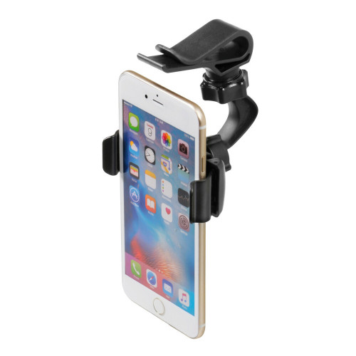 Porta telefono Visor Snap regolabile per visiera parasole