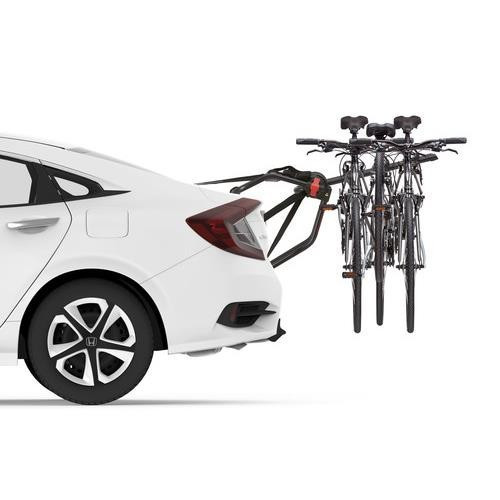 Portabici posteriore per portellone Yakima Hangout per 3 biciclette