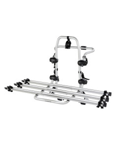 Portabiciclette posteriore in alluminio Nordrive Pyro 3 bici