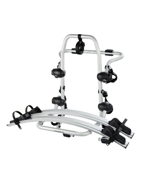 Portabiciclette posteriore in alluminio Nordrive Radius 2 bici