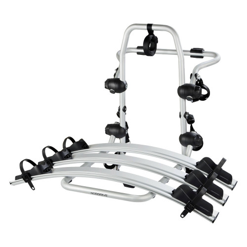 Portabiciclette posteriore in alluminio Nordrive Radius 3 bici