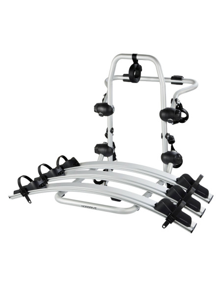 Portabiciclette posteriore in alluminio Nordrive Radius 3 bici