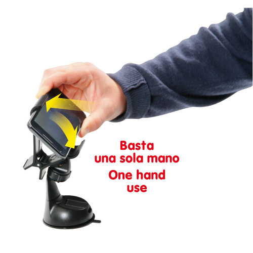 Portacellulare auto camion camper universale snodabile max 110mm