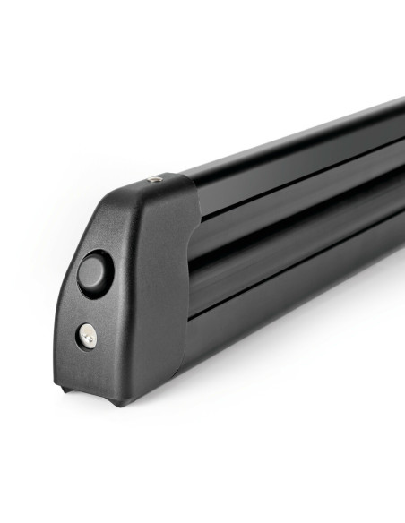 Portasci e Snowboard NK-60 in alluminio nero per barre 6 sci o 4 snow