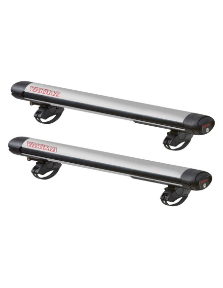 Portasci per barre da tetto FatCat 6 Evo silver 6 paia di sci o 4 snow