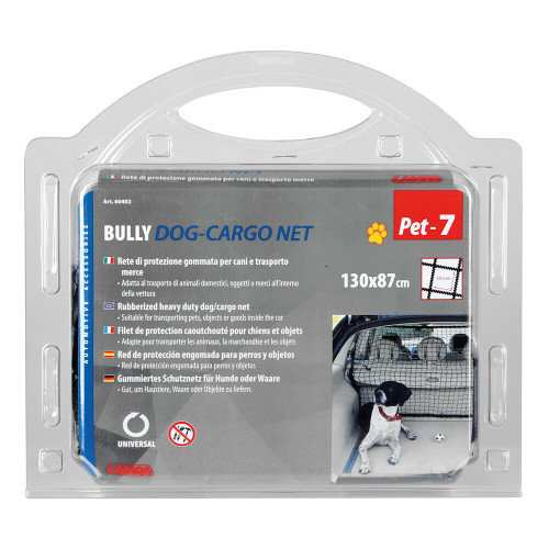 Rete di protezione gommata separatore baule auto universale 130x87cm