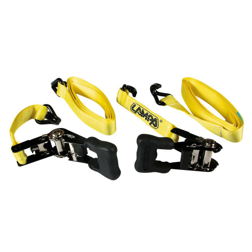Set 2 nastri tensori per trasporto carico con cricchetto 5 metri 4000kg