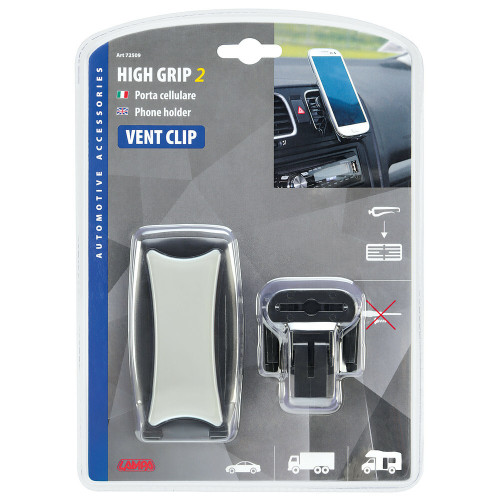 Supporto portatelefono a clip con gel adesivo - auto camion camper