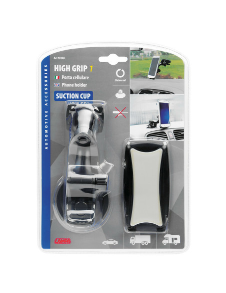 Supporto portatelefono a ventosa con gel adesivo - auto camion camper