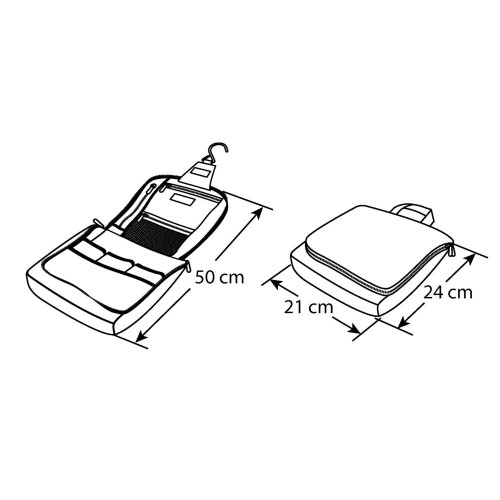 Travel Case astuccio borsa da viaggio con tasche multiple