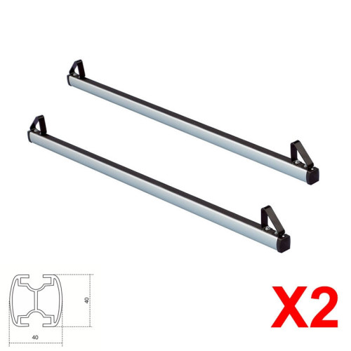 2 Barre portatutto XAL-PRO alluminio Land Rover Defender 90/110 dal 2019