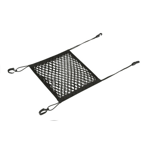 Tasca a rete elasticizzata multiuso per installazione tra i sedili 28x32cm