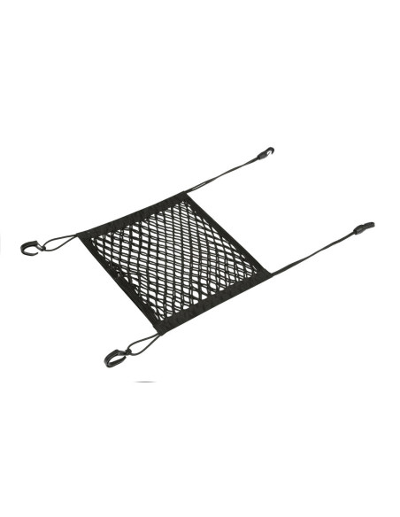 Tasca a rete elasticizzata multiuso per installazione tra i sedili 28x32cm
